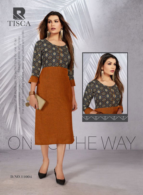 Raashi Tisca Designer Exclusive Wholesale Printed Kurtis
